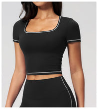 Load image into Gallery viewer, Yoga Shirts Women Sports T-Shirts Fitness Yoga Short Sleeve Gym Workout Top Running Active Shirts Female Push Up Sports T-shirts
