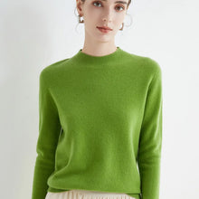 Load image into Gallery viewer, Merino Wool Mock Neck Pullover
