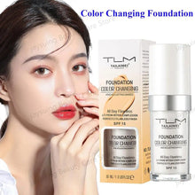 Load image into Gallery viewer, Foundation Color Changing Makeup Base Nude Face Full Cover Matte Concealer Long Lasting Make Up Liquid Foundation Cream 30ml
