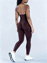 Load image into Gallery viewer, Women Yoga Set Seamless Sports Halter Neck Top Waist Trainer Leggings Suit Squat Proof Butt Lifting Workout Fitness Gym Clothing
