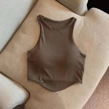 Load image into Gallery viewer, 2025 Summer Women Top with Cups Comfortable U Sports Bra For Running Yoga Gym Tank Top Women's Crop Tops
