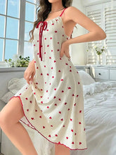 Load image into Gallery viewer, Floral Strap Summer Nightgown
