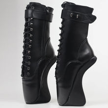 Load image into Gallery viewer, 7‘‘Extreme High Heel Hoof heelless Ballet Cosplay Ankle Boots
