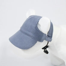 Load image into Gallery viewer, Pet Accessories Adjustable Dog Baseball Cap Breathable Soft Pet Sun Hat with Ear Holes Cat Sunscreen Hat Outdoor

