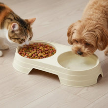 Load image into Gallery viewer, Non-Slip Double Pet Bowls Food &amp; Water Feeder for Cats and Small Dogs BPA-Free Easy-Clean Raised Pet Dishes in 4 Colors
