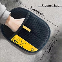 Load image into Gallery viewer, Pet Cats Hair Remover Gloves Electrostatic For Dogs Reusable Washable Grooming Glove With 2-In-1 Lint Roller Brush
