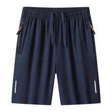 Load image into Gallery viewer, Men's Quick Dry Running Shorts with Drawstring and Zip Pockets - Ideal for Athletic Workouts and Gym Sessions
