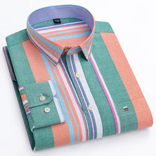 Load image into Gallery viewer, Oxford Striped Cotton Casual Shirt
