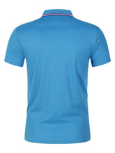 Load image into Gallery viewer, 2025 Hot Sale Men's Summer Casual Breathable Comfortable Polo Shirt Men's Solid Color High Quality Short Sleeve T-Shirt
