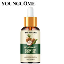 Load image into Gallery viewer, Rosemary Oil Hair Essential Coconut Oil Improve Hair Loss And Nourishes Strengthen Hair Roots Scalp Treatment Hair Care
