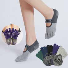 Load image into Gallery viewer, Grip Toe Yoga Socks Set
