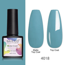 Load image into Gallery viewer, NAILCO 8ml Pink Red Colors Gel Nail Polish Nail Art Varnishes Gel Lacquer Coat LED Nails Manicure Design UV Gel Varnish Soak Off
