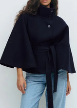 Load image into Gallery viewer, 2025 Autumn Woolen Coats Women Casual Double Breasted Stand Collar Female Office Short Jackets Chic Lady Loose Street Outwear

