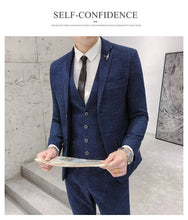 Load image into Gallery viewer, Refined Slim Wedding Suit Set
