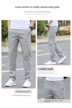 Load image into Gallery viewer, Men's High-Quality Chinos -Cotton Casual Trousers - Breathable Straight Pants (Sizes w28-w40)
