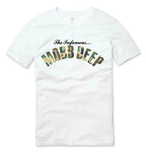 Load image into Gallery viewer, Mens Brand Fashion T-shirt Summer T Shirts Mobb Deep Mens Infamous on Red T-shirt Red Unisex Short Sleeve Male Casual Tee-shirt

