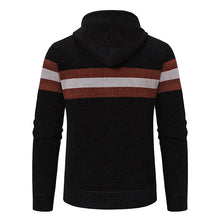 Load image into Gallery viewer, Hooded Knit Sweater Coat with Fleece Lining
