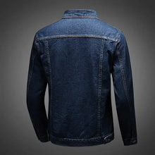 Load image into Gallery viewer, Slim Vintage Denim Jacket
