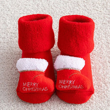 Load image into Gallery viewer, Festive Baby Winter Grip Socks
