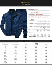Load image into Gallery viewer, Tracksuits Men Polyester Sweatshirt Sporting Fleece 2026 Gyms Spring Jacket + Pants Casual Men's Track Suit Sportswear Fitness
