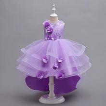 Load image into Gallery viewer, Trailing Princess Party Girls Dress
