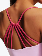 Load image into Gallery viewer, Women's Sporty Backless Sports Bra with Fixed Padding, Slim-Fit Design for All Seasons, Perfect for Fitness &amp; Training
