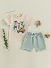 Load image into Gallery viewer, Toddler Dinosaur Birthday Outfit Set
