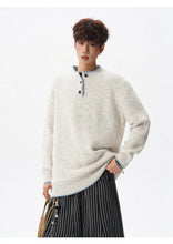 Load image into Gallery viewer, Korean Button Knit Pullover
