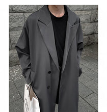 Load image into Gallery viewer, Korean Inspired Long Windbreaker
