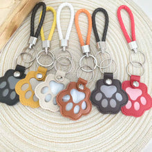 Load image into Gallery viewer, PU Leather Pet Hair Storage Bag Multi-Functional Portable Keychain Pet Memorial Keychain Keepsake Hair Storage for Pet Lovers
