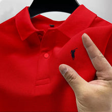 Load image into Gallery viewer, Golf Polo Shirt Men's Business Polo Collar Half Sleeved Top New Summer Casual Short Sleeved T-shirt for Men An

