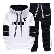 Load image into Gallery viewer, Printed Casual Tracksuit Hoodie Set
