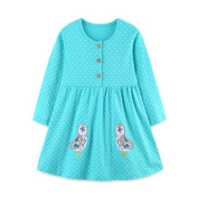Load image into Gallery viewer, Butterfly Polka Princess Girls Dress
