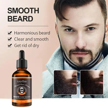 Load image into Gallery viewer, 2pcs Beard Care Oil For Men Natural Organic Beard Care Fast Shine Soften Beard Strengthens Mustaches Smooth Nourishing Beard Oil
