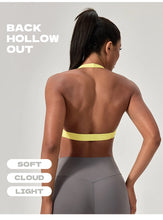 Load image into Gallery viewer, Sports Yoga Bra for Women Halter Neck with Stylish Back Design Sexy Gym Bra for Running Fitness Sports Bras
