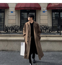 Load image into Gallery viewer, Korean Inspired Long Windbreaker
