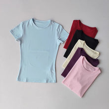 Load image into Gallery viewer, Women's Outdoor Sports Shirt Yoga Wear Fitness T-Shirt Quick Dry Running T-Shirt Workout Top Female Sportswear Exercise Clothing
