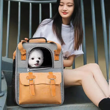 Load image into Gallery viewer, Pet Backpack,Dogs and Cats Travel Portable Back Bag,Large capacity,Pet Carrier Bag for Cats and Dogs, Portable Travel Backpack
