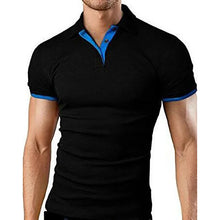 Load image into Gallery viewer, Polo Shirts Men's Casual Short Sleeve Tops Fitness Sports T-shirts Versatile Trendy Breathable Slim Tops Outwear Sportswear Male
