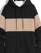 Load image into Gallery viewer, Men's patchwork color hoodie light fleece hoodie long sleeve hoodie sports hoodie
