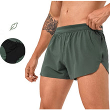 Load image into Gallery viewer, Men Marathon Racing Gym Sports Shorts Anti-escaping Lining Quick Dry Workout Training Fitness Jogging Short  Arrow Pants
