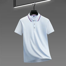 Load image into Gallery viewer, Men's Casual Solid Color Short Sleeve Polo Shirt  Summer Fashionable Comfortable Versatile Top for Men
