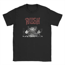 Load image into Gallery viewer, Men T Shirt Rush Band T Shirts Trendy Cool  Summer Tees Awesome Pure Cotton Clothing Birthday Gift,
