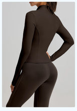 Load image into Gallery viewer, 2PCS yoga suit, exercise set, gym set, women's exercise set, running exercise suit, long sleeved exercise suit, yoga suit
