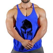 Load image into Gallery viewer, Gym T-shirts Muscle Men's Clothes Workout Fitness Shirt Singlets Tank Top Vest Man Sportswear Muscular Bodybuilding Stringer
