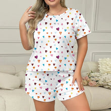 Load image into Gallery viewer, Plus Size Printed Pajama Set
