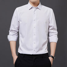 Load image into Gallery viewer, Stretch Solid Business Shirt Men
