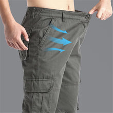 Load image into Gallery viewer, Loose Cotton Tactical Cargo Pants
