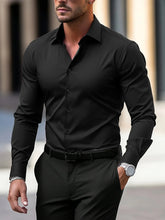 Load image into Gallery viewer, Smart Casual Elastic Shirt Men
