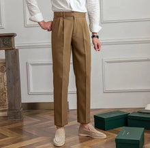 Load image into Gallery viewer, Classic Pleated Business Suit Trousers
